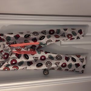 Junk food fuzzy pajama pants